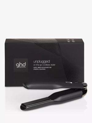 ghd Unplugged Cordless Hair Straightener (22mm plate) - Black