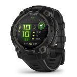 Garmin Instinct® 3 AMOLED 45mm Sort Case med Sort Rem