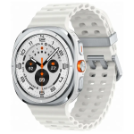 Samsung Galaxy Watch Ultra LTE 47mm Hvid titaniumkasse med Marine-rem - Hvid
