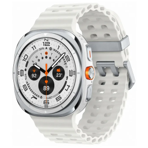 Samsung Galaxy Watch Ultra LTE 47mm Hvid titaniumkasse med Marine-rem - Hvid