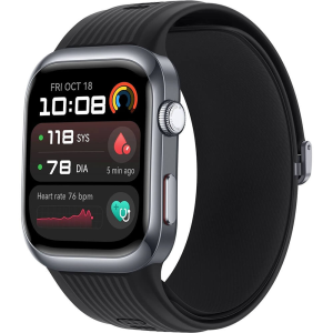 Huawei Watch D2 48mm Aluminiumskasse med sort fluoroelastomerrem