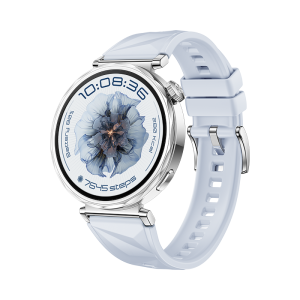 Huawei WATCH GT 5 41mm Rustfrit stål urkasse med fluoroelastomerrem - Blå