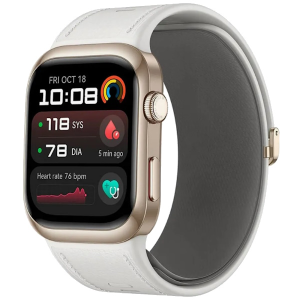 Huawei Watch D2 48mm Guldaluminiumskasse med hvid kompositlæderrem
