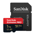 SanDisk Extreme PRO microSDXC UHS-I CARD - 1TB + Adapter & Reader
