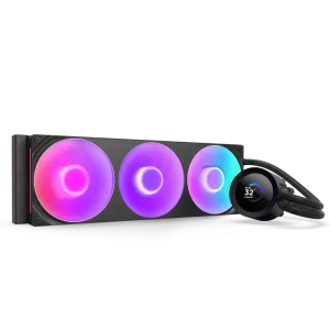 NZXT Kraken Plus 360 RGB AIO CPU Liquid Cooler — 360mm, Black