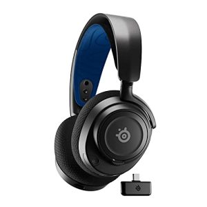 SteelSeries Arctis Nova 7P wireless gaming headset black blue