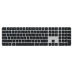 Apple Magic Keyboard med Touch ID og numerisk tastatur DE sort