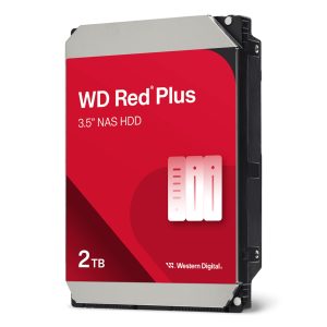Western Digital Red Plus HDD (WD20EFPX) 2TB – SATA III – 5400rpm