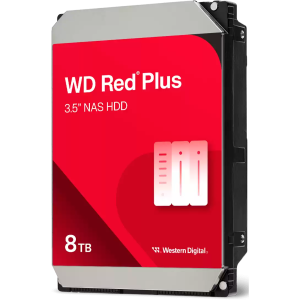 Western Digital Red Plus HDD (WD80EFPX) 8TB – SATA III – 5640rpm