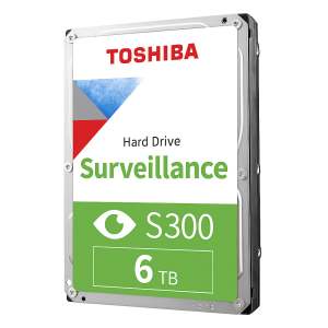 Toshiba S300 Surveillance HDD (HDWT860UZSVA) 6TB – SATA III – 5400rpm