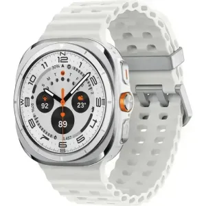 Samsung Galaxy Watch Ultra (2025) LTE 47mm White Titanium Case with Marine Band – White