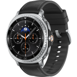 Samsung Galaxy Watch8 Classic LTE 46mm Aluminum Case with Hybrid Band – Black