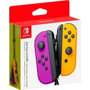Nintendo Switch Joy‑Con L/R controllers pair - Neon Purple/Neon Orange