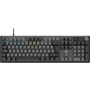 Corsair K70 Core RGB wired gaming keyboard grey MLX Red Switch QWERTZ / DE