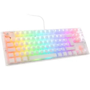 Ducky One 3 Aura White TKL wired gaming keyboard MX-Red Switch QWERTZ / DE