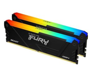 Kingston FURY Beast RGB DDR4-3200 16 GB (2x8 GB) RAM-sæt - CL16 - XMP