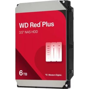 Western Digital Red Plus HDD (WD60EFPX) 6TB – SATA III – 5400rpm